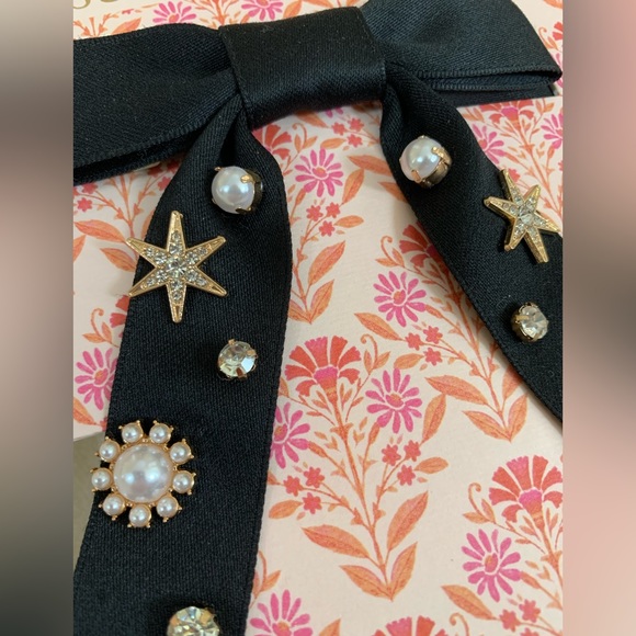 *NEW* Rhinestone Pearl Hair Bow - Picture 6 of 6